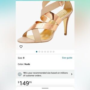 Ted Baker Adilina strappy heel, size EU 39/ US 8